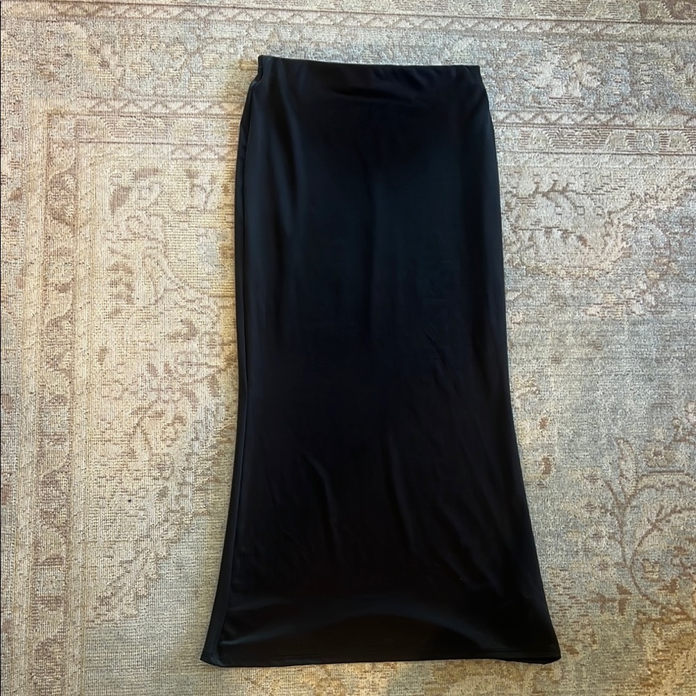 Elegant Black Maxi Skirt
